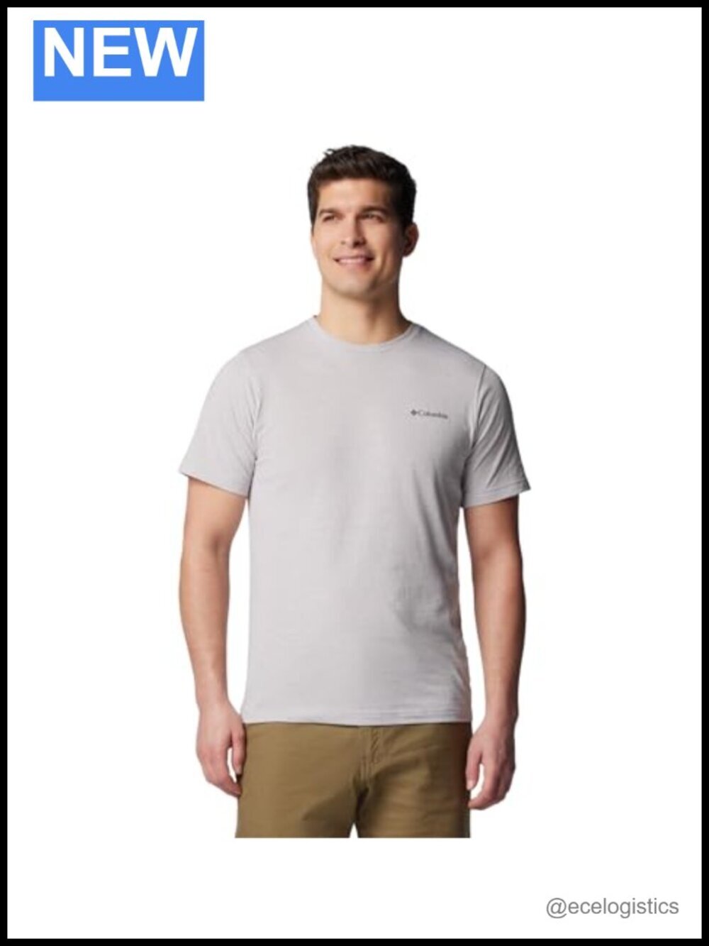 Columbia Men's Short Sleeve Omni-Wick Hiking Tee Cotton Recycled Polyester